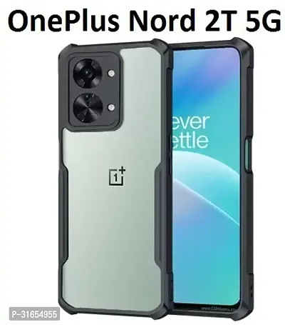 Caseline Back Cover for 1+ Nord 2T 5G OnePlus Nord 2T OnePlus Nord 2T 5G Black Grip Case Pack of 1