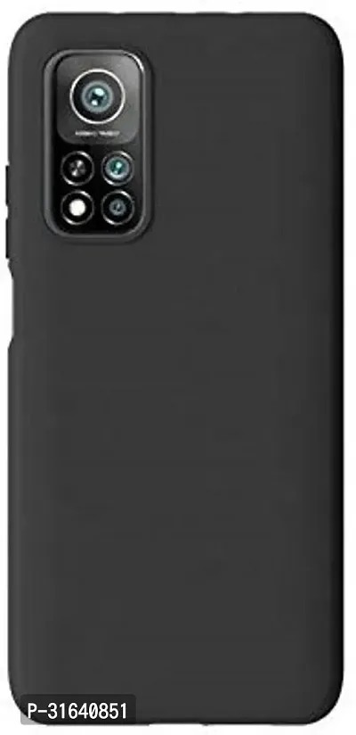 Caseline Back Cover for REDMI MI 10 T Black Grip Case Pack of 1