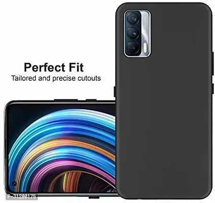 Caseline Back Cover for REALME X7 Black Grip Case Silicon Pack of 1-thumb4