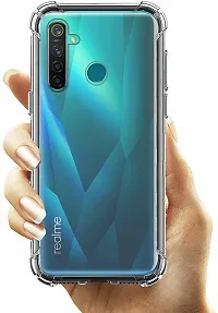 Caseline Back Cover for Realme Narzo 10 Realme 5 Realme 5i Realme 5s Transparent Grip Case Pack of 1-thumb2