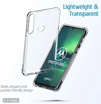 Caseline Back Cover for Moto G8 Plus Transparent Grip Case Pack of 1-thumb2