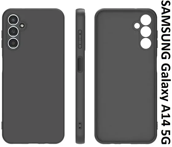 CELZO Silicon Back Cover Case for Samsung Galaxy A34 (5G) - Black