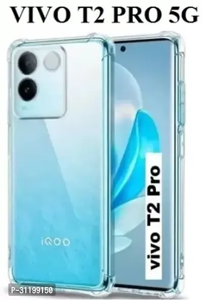 Caseline Back Cover for iQOO Z7 Pro/Vivo T2 Pro 5GBMTP Transparent Grip Case Pack of 1-thumb0