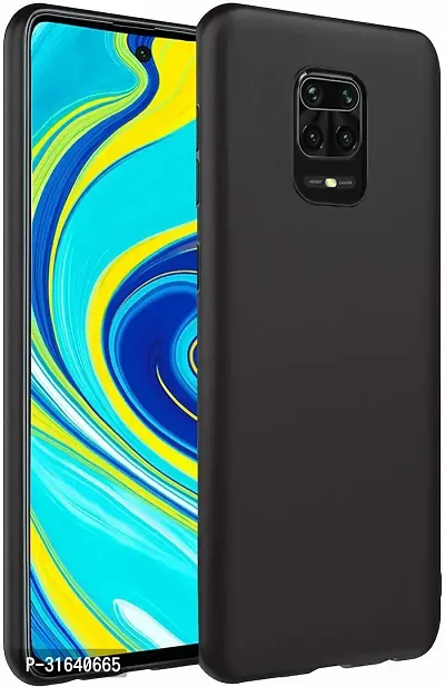 Caseline Back Cover for REDMI MI NOTE 9 PRO Black Grip Case Pack of 1-thumb0