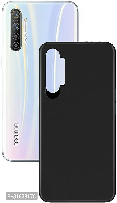 Caseline Back Cover for Realme XT Realme X2 Black Grip Case Silicon Pack of 1