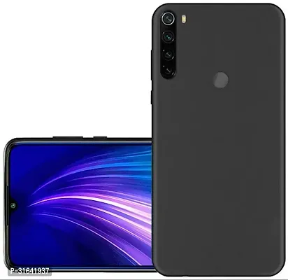 Caseline Back Cover for Redmi Note 8 Black Grip Case Silicon Pack of 1