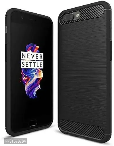 Caseline Back Cover For Oneplus 5 Black Shock Proof Pack Of 1