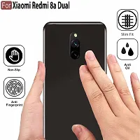 Caseline Back Cover for Redmi 8A Dual Black Grip Case Silicon Pack of 1-thumb1