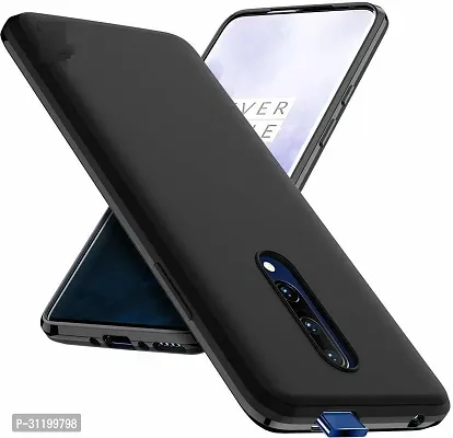 Caseline Back Cover for ONEPLUS 7 PRO Black Grip Case Silicon Pack of 1