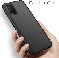 Caseline Back Cover for SAMSUNG GALAXY M02S Black Grip Case Pack of 1-thumb2