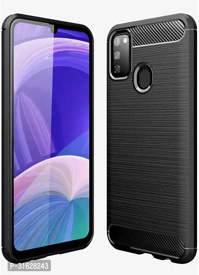 Caseline Back Cover for Samsung Galaxy M30s Black Grip Case Pack of 1