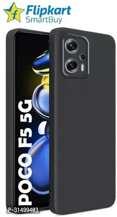 Flipkart SmartBuy Back Cover for Poco F5 5G Black Grip Case Pack of 1-thumb0