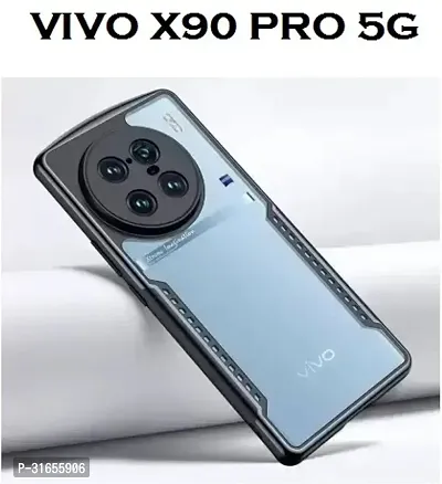 Caseline Back Cover for Vivo X90 Pro 5G Black Grip Case Pack of 1-thumb0