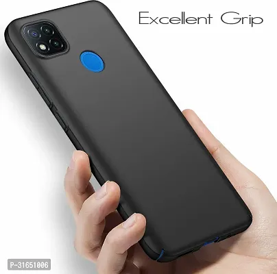 Caseline Back Cover for REDMI MI 9C Black Grip Case Pack of 1-thumb3