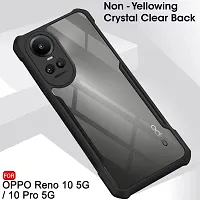 Caseline Back Cover For Oppo Reno10 5G Black Grip Case Pack Of 1-thumb2