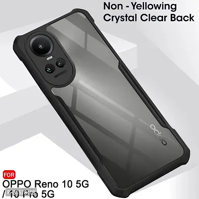 Caseline Back Cover For Oppo Reno10 5G Black Grip Case Pack Of 1-thumb3