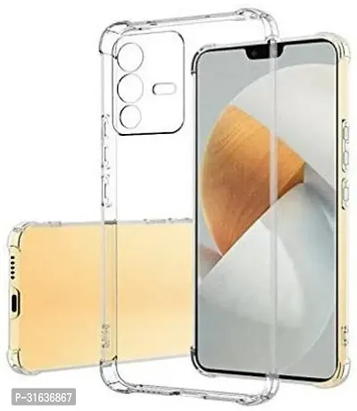 Caseline Back Cover for VIVO V23 Pro 5G VIVO V23 Pro Transparent Grip Case Pack of 1-thumb0