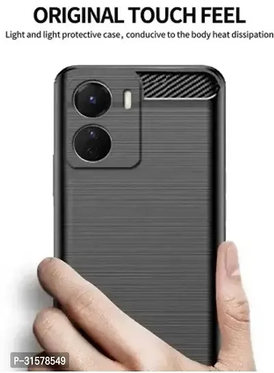 Caseline Back Cover For Iqoo Z7 5G Iqoo Z7 Black Grip Case Pack Of 1-thumb3