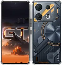 Caseline Back Cover for Infinix GT 10 Pro TP Transparent Grip Case Pack of 1-thumb1