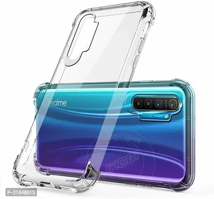 Caseline Back Cover for Realme XT Realme X2 Transparent Grip Case Pack of 1-thumb0