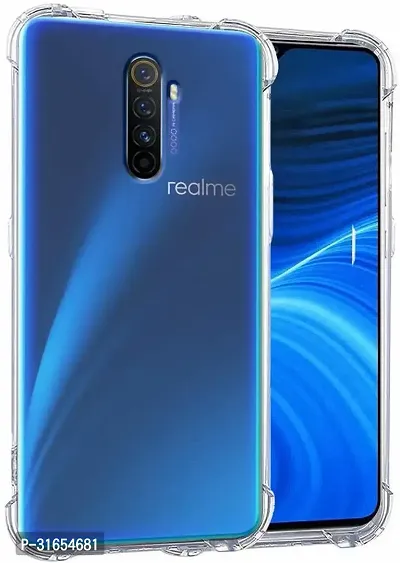 Caseline Back Cover for Realme X2 Pro Transparent Grip Case Pack of 1-thumb0