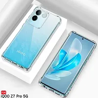 Caseline Back Cover for iQOO Z7 Pro/Vivo T2 Pro 5GBMTP Transparent Grip Case Pack of 1-thumb3