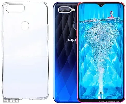 Caseline Back Cover for OPPO F9 Pro Transparent Grip Case Silicon Pack of 1