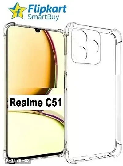 Flipkart SmartBuy Back Cover for Realme C51 realme c51 Transparent Grip Case Pack of 1