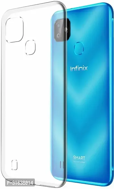 Caseline Back Cover for Infinix Smart HD 2021 Transparent Grip Case Pack of 1-thumb0