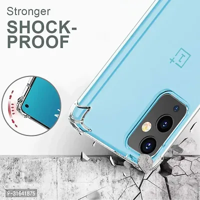 Caseline Back Cover for ONEPLUS 9 Transparent Grip Case Pack of 1-thumb3