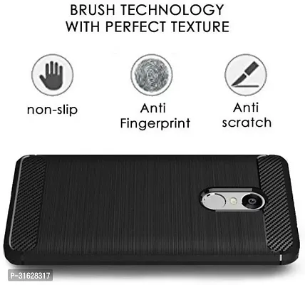 Caseline Back Cover for Mi Redmi Note 5 Black Shock Proof Pack of 1-thumb3