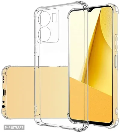 Caseline Back Cover For Vivo Y16 Vivo Y16 4G Vivo Y56 Vivo Y56 5G Vivo T2X 5G Bmtp Transparent Grip Case Pack Of 1-thumb0