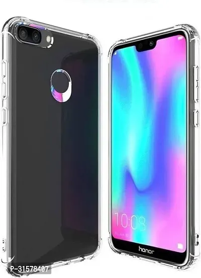 Caseline Back Cover For Honor 9N Transparent Shock Proof Silicon Pack Of 1-thumb0