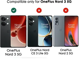 Caseline Back Cover for OnePlus Nord 3 5G 1Plus Nord 3 OnePlus Nord 3CND Black Grip Case Silicon Pack of 1-thumb1