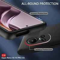 Caseline Back Cover for OPPO Reno 10 5GOPPO Reno 10 OPPO Reno 10 Pro 5G OPPO Reno 10 Pro CND Black Grip Case Silicon Pack of 1-thumb1