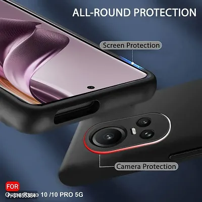 Caseline Back Cover for OPPO Reno 10 5GOPPO Reno 10 OPPO Reno 10 Pro 5G OPPO Reno 10 Pro CND Black Grip Case Silicon Pack of 1-thumb2