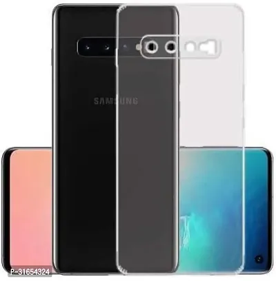 Caseline Back Cover for SAMSUNG GALAXY S10 Transparent Grip Case Pack of 1