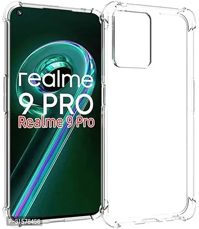 Caseline Back Cover For Realme 9 Pro Realme 9 Pro 5G Transparent Grip Case Silicon Pack Of 1-thumb0