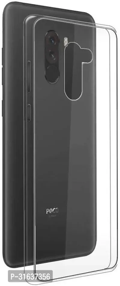 Caseline Back Cover for POCO F1 Transparent Grip Case Silicon Pack of 1