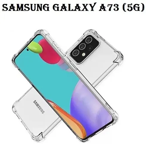 Caseline Back Cover for Samsung Galaxy A73 Samsung Galaxy A73 5G Transparent Grip Case Silicon Pack of 1