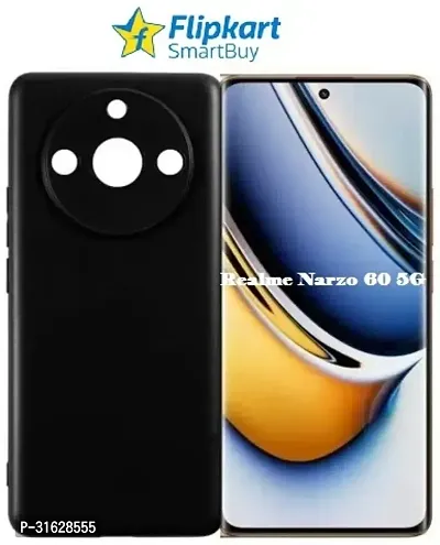 Flipkart SmartBuy Back Cover for Realme Narzo 60 Realme Narzo 60 5G Black Grip Case Silicon Pack of 1