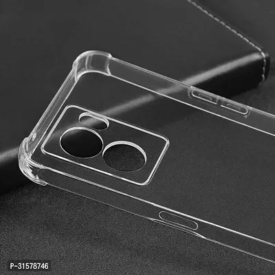 Caseline Back Cover For Oppo A57 5G 2022 Oppo A57 5G Oppo A57 5G 2022 Oppo A57 Transparent Grip Case Silicon Pack Of 1-thumb2