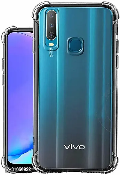 Caseline Back Cover for Vivo U20  Vivo Y19  Vivo U3 Transparent Grip Case Pack of 1-thumb0