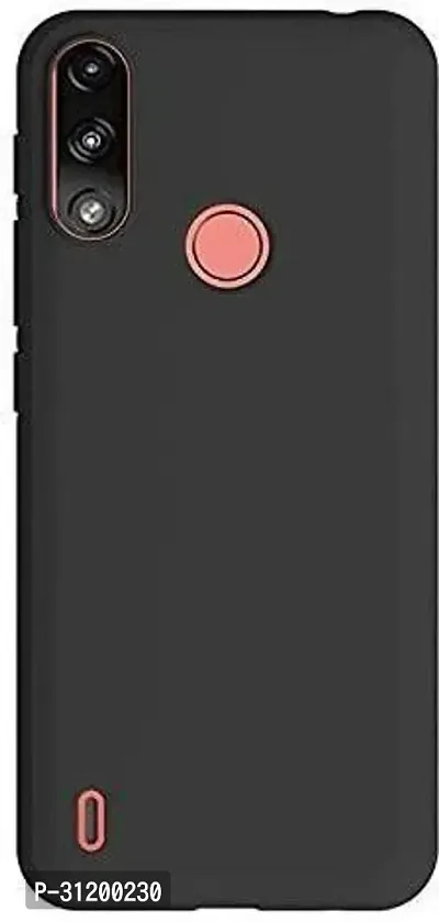 Caseline Back Cover for MOTOROLA MOTO E7 POWER Black Grip Case Pack of 1