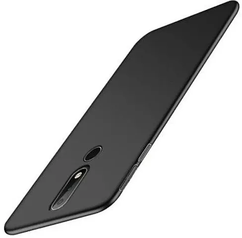 ClickCase? Premium Full 360? Side Covered Hard Frosted Matte Back Cover Case for Nokia 6.1 + Plus