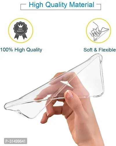 Caseline Back Cover for POCO F1 Transparent Grip Case Silicon Pack of 1-thumb2