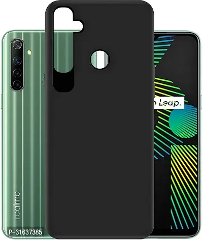 Caseline Back Cover for Realme 6i  Realme 6 Black Grip Case Silicon Pack of 1