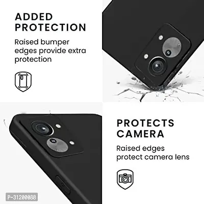 Caseline Back Cover for OnePlus Nord 2T 1Plus Nord 2T 5G OnePlus Nord 2T 5G Black Grip Case Silicon Pack of 1-thumb3