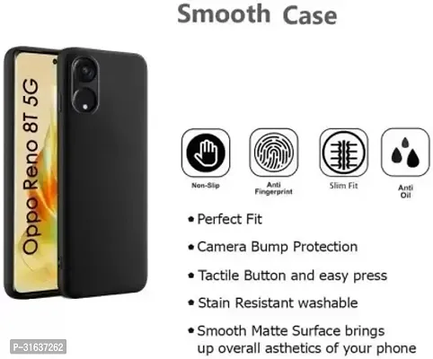 Nutricase Back Cover for Oppo Reno 8T 5G OPPO Reno8T 5G OPPO Reno 8T 5G OPPO Reno8T 5G CND Black Grip Case Silicon-thumb3