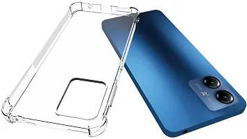 Caseline Back Cover for MOTOROLA MOTO G14 MOTOROLA G14 MOTO G14BMTP Transparent Grip Case Pack of 1-thumb1